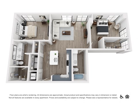 B12 bedroom floorplan